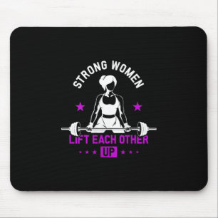 Womens Bodybuilding Gym Workout And Funny Training Mouse Pad