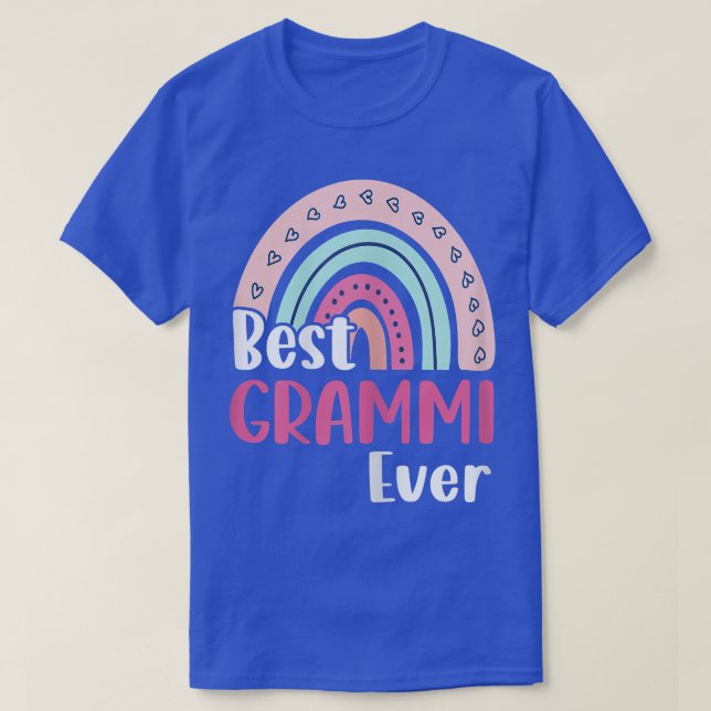 Womens Boho Rainbow Best Grammi Ever Funny Mother' T-Shirt (Design Front)