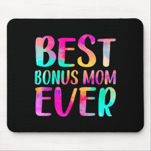 Womens bonus mom ever colorful mouse pad