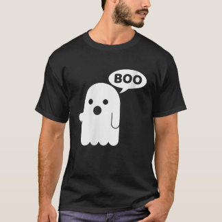 Womens boo ghost thumbs down funny VNeck T-Shirt