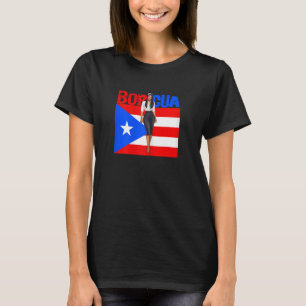 Womens Boricua Roots Puerto Rico Pride PR Souvenir T-Shirt