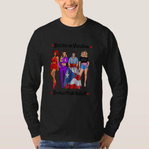 Womens Boricuas on Vacation Puerto Rico Style Whit T-Shirt