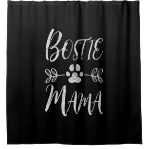Womens Bostie Mama Shirt Boston Terrier Lover