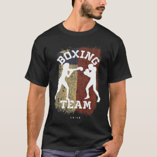 Womens Boxing Chile Combat Sports Fighter Boxing T-Shirt