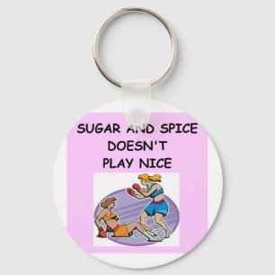 women's boxing keychain