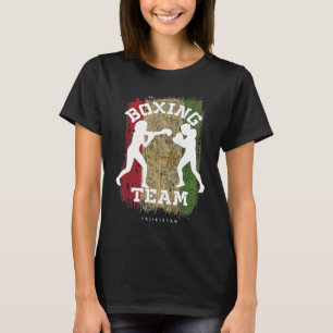 Womens Boxing Tajikistan Combat Sports Fighter Box T-Shirt