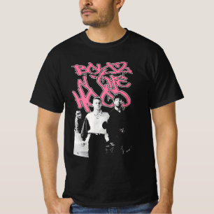 Womens Boyz N The Hood Mineral Wash Top in Black/P