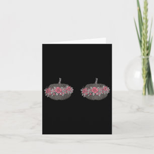 Womens Breast Cancer Awareness In October We Wear Card