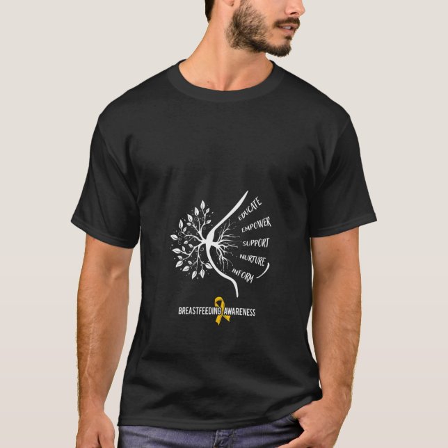 Womens Breastfeeding Awareness Family Usa Breast M T-Shirt (Front)