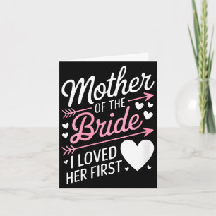 Womens bridal shower mother of the bride loved card