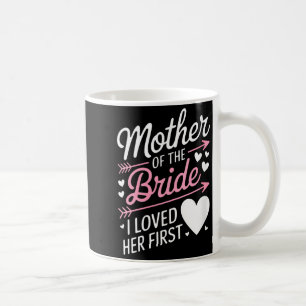 Womens bridal shower mother of the bride loved coffee mug