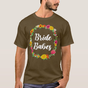 Womens Bride Babes Wedding Bachelorette Party T-Shirt