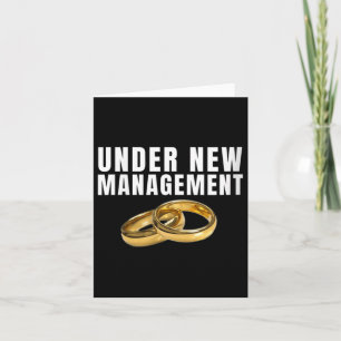 Womens Bride Groom Wedding Rings Under New Managem Card