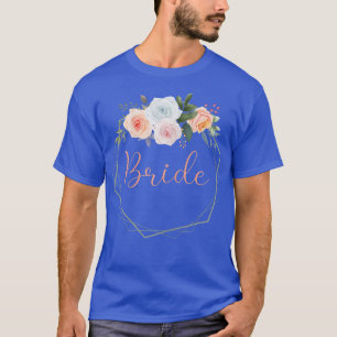 Womens Bride Stag Party Roses Bride  T-Shirt