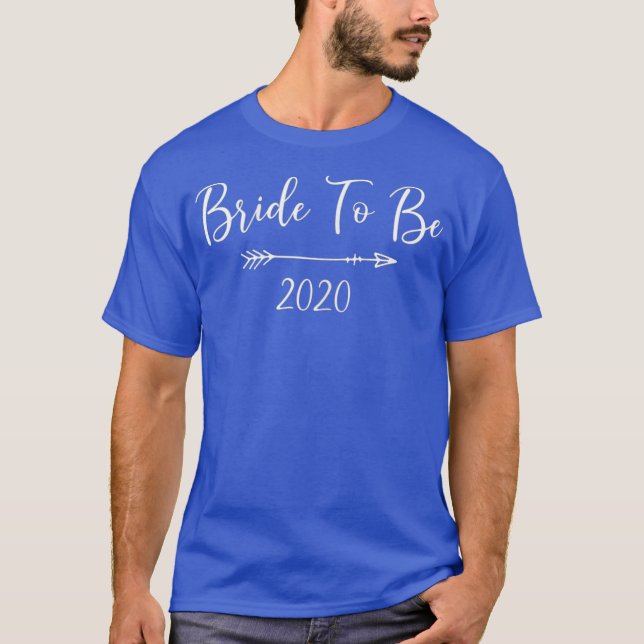 Womens Bride To Be 2020 Tshirt (Front)