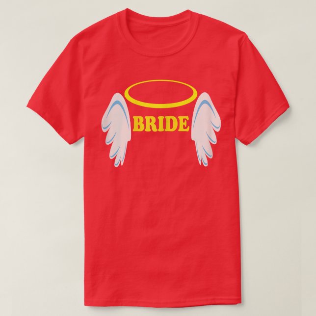Womens bride to be, team bride, bride, just marrie T-Shirt (Design Front)