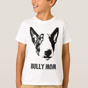 Womens Bully Mom - English Bull Terrier Mom T-Shirt
