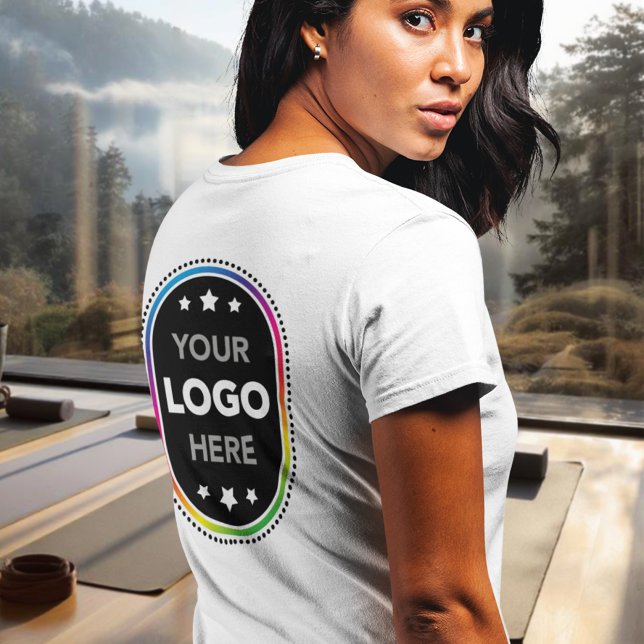 Women's Business Logo T-Shirt - Large Back Print (Creator Uploaded)