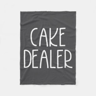 Womens Cake Er - Funny Foodie Feast Baker Quote V- Fleece Blanket