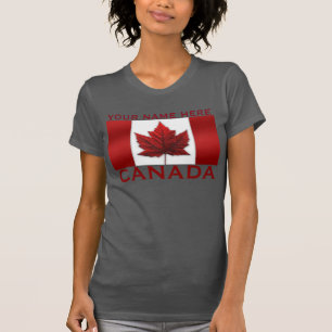 Women's Canada T-shirts Personalized Canada Shirt
