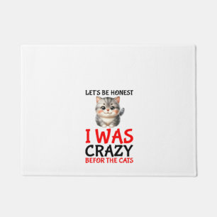 Womens Candy Just Give Me Cats funny design Doormat