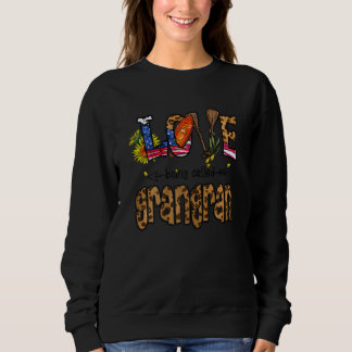 Womens Canoeing Grangran Leopard Love Grangran Sweatshirt