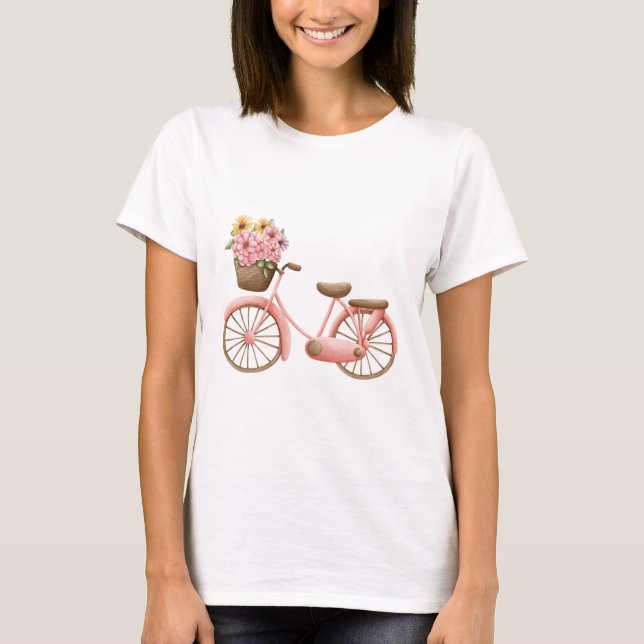 Women's Casual Short Sleeve T-Shirt – Soft Cotton  (Front)