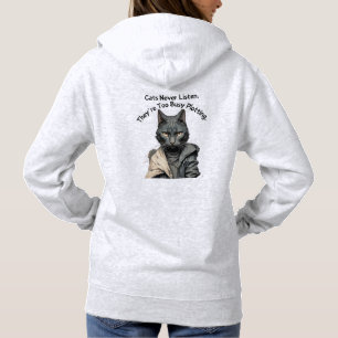 Women's Cat Hooded Sweatshirt