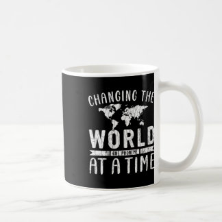 Womens Changing The World Funny Dyslexic Dyslexia  Coffee Mug