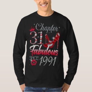 Womens Chapter 31 Fabulous Since 1991 31st Birthda T-Shirt