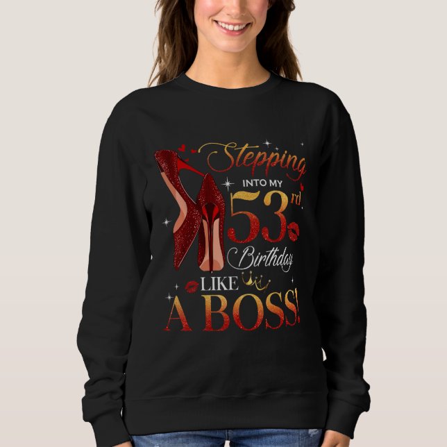 Womens Chapter 53 Fabulous Since 1970 53rd Birthda Sweatshirt (Front)