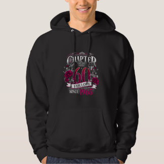 Womens Chapter 60 Fabulous Since 1965 60th Birthda Hoodie