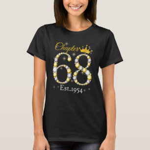 Womens Chapter 68 Est 1954 68 Years Old 68th Birth T-Shirt