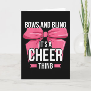 Womens Cheer Girl Design For A Cheerleader _1 Card