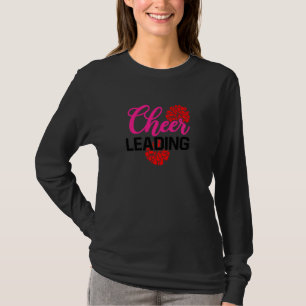 Womens Cheer Graphic Cheerleading Cheerleader Gymn T-Shirt