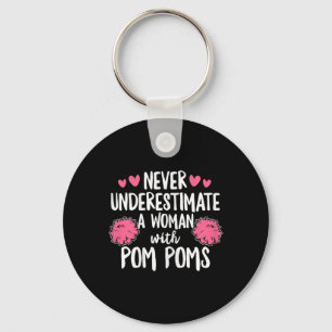 Womens Cheerleader Quote For A Cheer Girl Keychain