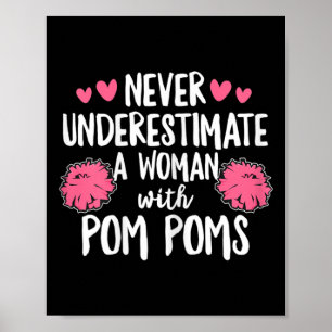 Womens Cheerleader Quote For A Cheer Girl Poster