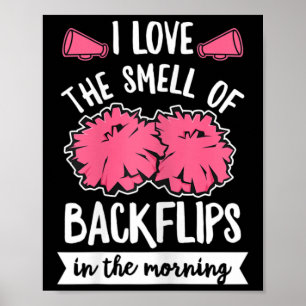 Womens Cheerleading Quote For A Cheer Girl  Poster