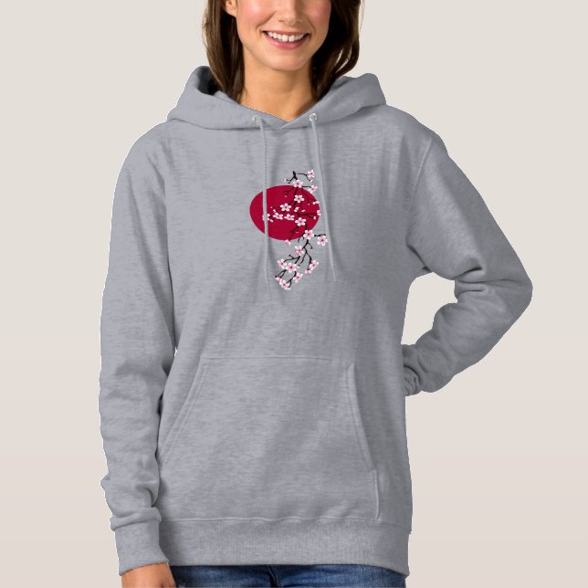 Women's Cherry Blossom Branch Hoodie  (Front)