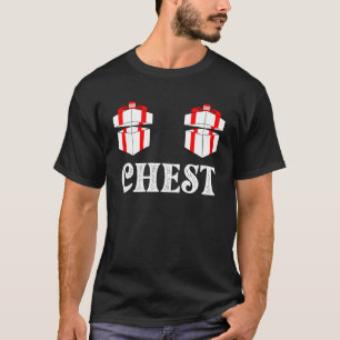 Womens Chest Nuts Matching Chestnuts Christmas Cou T-Shirt