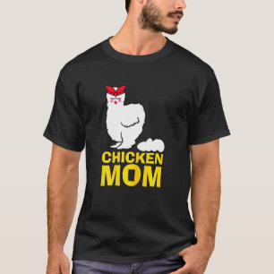 Womens Chicken Mom Farmer Mom Chicken Mother Hen S T-Shirt