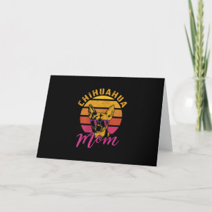 Womens Chihuahua Mom Funny Chihuahua Owner Dog Luv Thank You Card