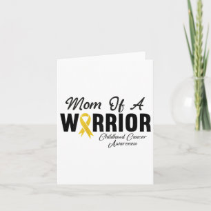 Womens Childhood Cancer Shirt Awareness Mom Of A W Card