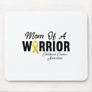 Womens Childhood Cancer Shirt Awareness Mom Of A W Mouse Pad