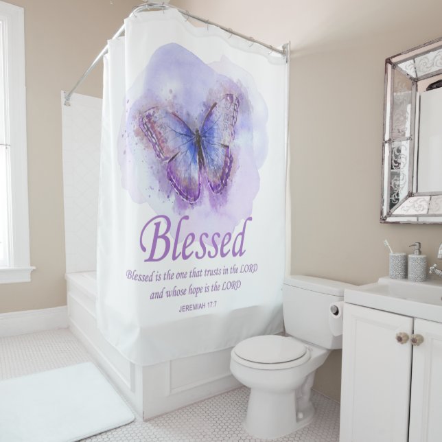 Women's Christian Bible Verse Butterfly: Blessed (In Situ)