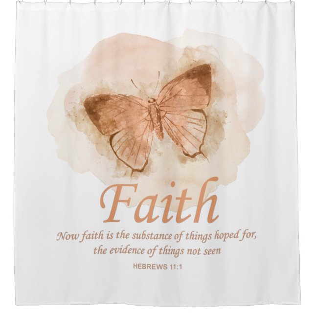 Women's Christian Bible Verse Butterfly: Faith (Front)