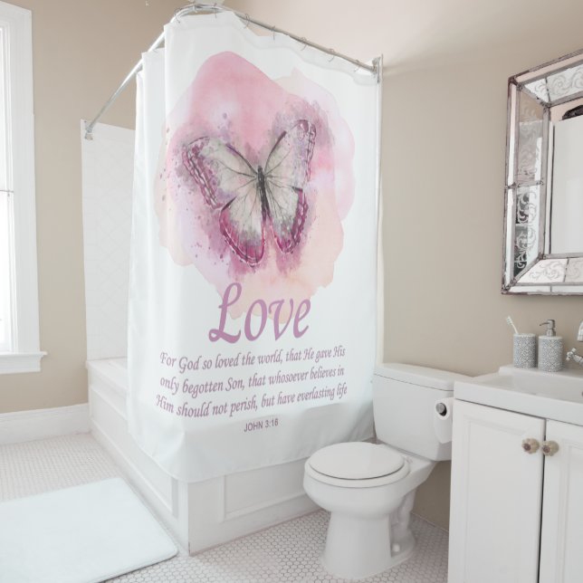 Women's Christian Bible Verse Butterfly: Love (In Situ)