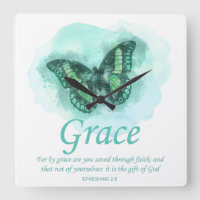 Womens Christian Butterfly Verse: Grace