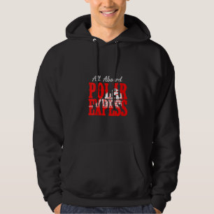 Womens Christmas North Pole Polar Express All Abro Hoodie