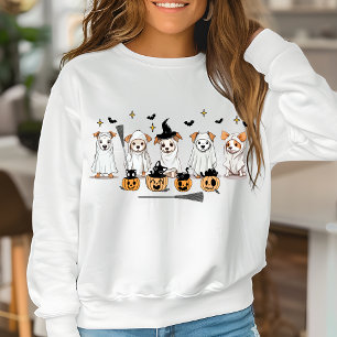 Women's Christmas Sweatshirts Mama Ghost Dog